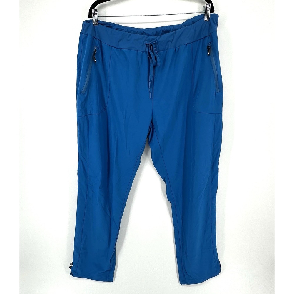 Outdoor Sports Womans Athletic Pants Size 3XL Hiking Walking Blue